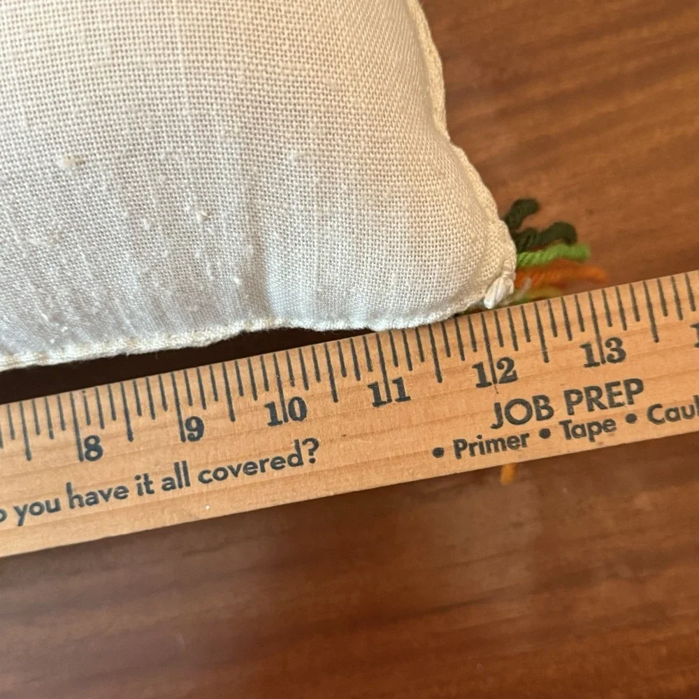 Vintage handmade crewel